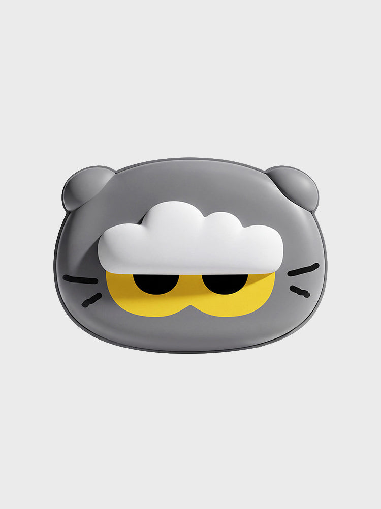 ZO&FRIENDS ZOA cloud cat portable hand warmer, front view
