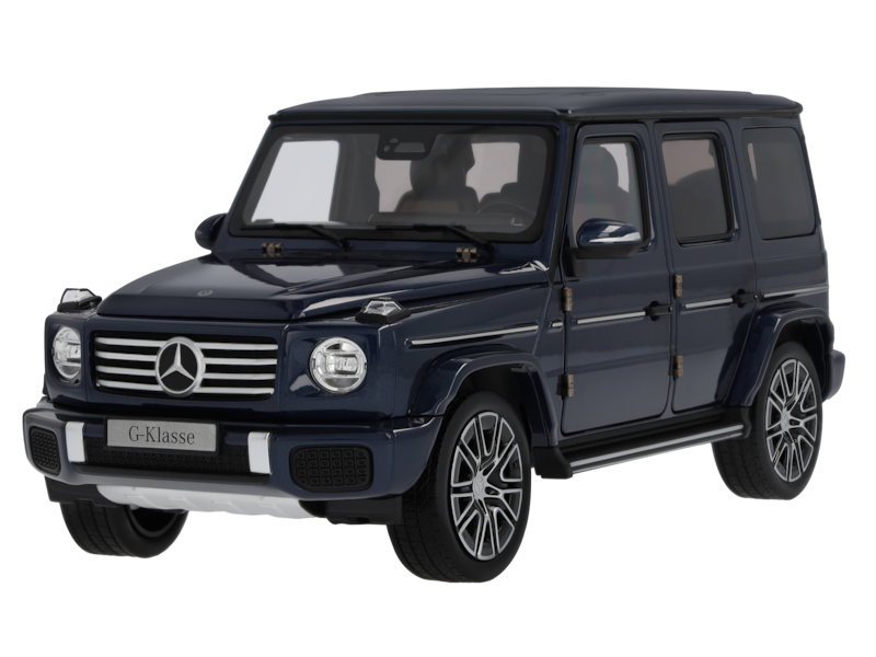 Mercedes-Benz G-Class W465 AMG Line 1:18 diecast model in sodalite blue by Norev