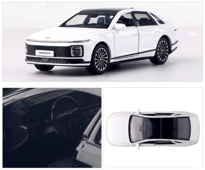 Hyundai Grandeur GN7 Diecast Miniature - 1:38 (White)