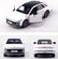 Hyundai Grandeur GN7 Diecast Miniature - 1:38 (White)