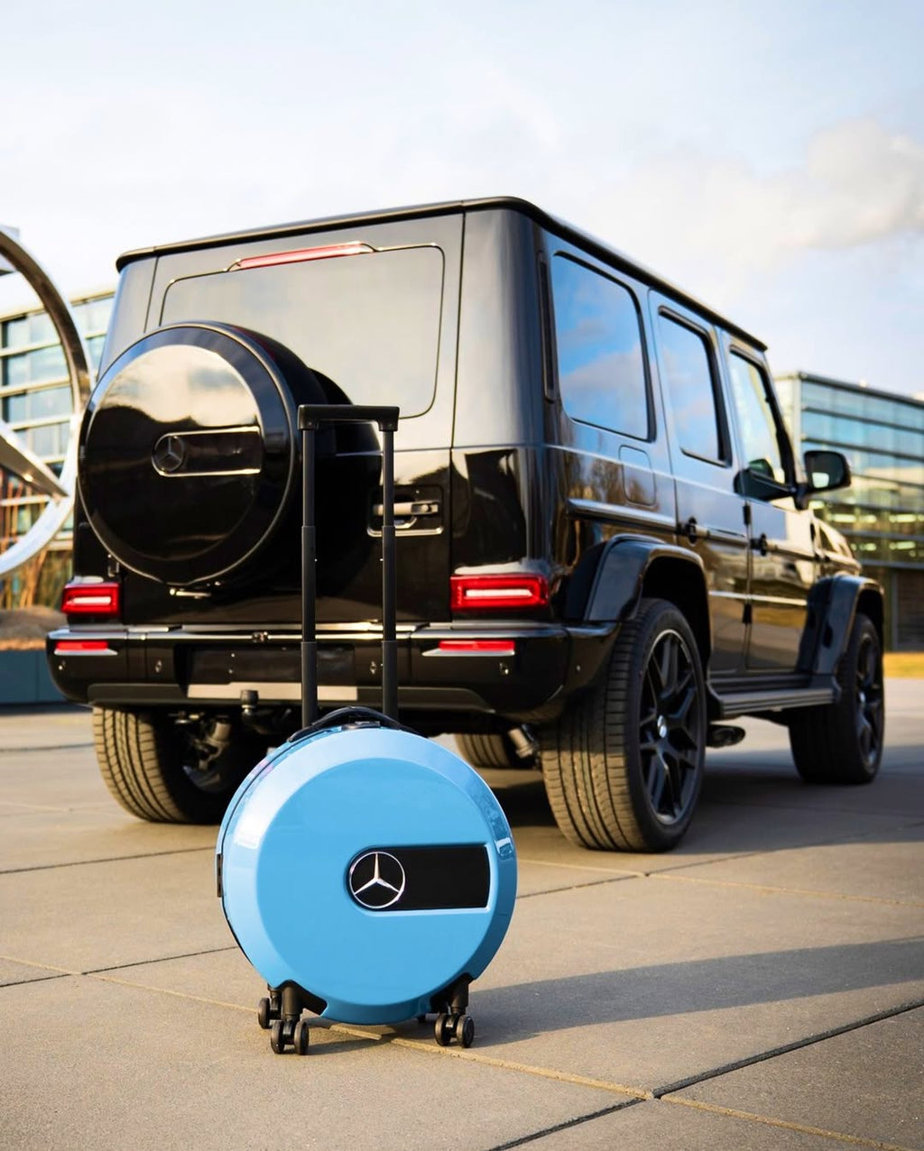 Mercedes-Benz G-Class Travel Carry-On Luggage (Blue)
